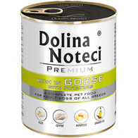 Dolina Noteci karma dla psa mokra Premium gęś z ziemniakami w puszkach 6 x 800 g