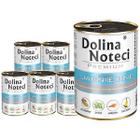 Zestaw Mokra karma dla psa Dolina Noteci z jagnięciną w puszkach 6 x 400 g