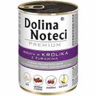Dolina Noteci z królikiem Mokra karma dla psa 400 g puszka 1 szt