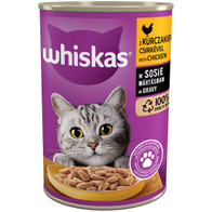 Mokra karma dla kota Whiskas z kurczakiem w sosie 400 g