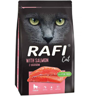 Karma sucha dla kota bez zbóż Rafi Cat Sterilised z łososiem 7 kg