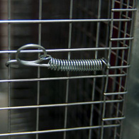 Sprężyna, zamknięcie do klatek długość 80mm