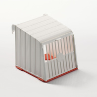 Budka lęgowe dla papug i kanarków do montażu na zewnątrz klatki