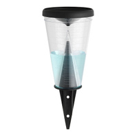 Miernik deszczu z bolcem i pokrywą przeciw parowaniu