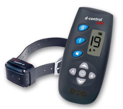Elektroniczna obroża treningowa d-Control 400 na pilota z wyświetlaczem LCD