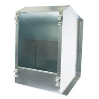 Karmnik dla królików jednokomorowy metalowy 14 cm ECON