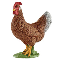 Kura figurka zabawka ręcznie malowana