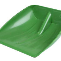 Łopata do zboża i śniegu z tworzywa z drewnianym trzonkiem