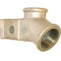 Mocowanie kątowe poidła smoczkowego dla świń z redukcją 1/2 na 3/4 cala