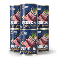 Mokra karma dla psów jagnięcina z jeżynami JOHN DOG  6 x 400 g ADULT