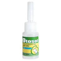 OTOSOL 25 ml preparat do czyszczenia uszu dla kotów i psów 100 ml