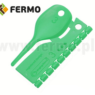 Obrączki dla kanarków 3 mm plastikowe, numerowane 0-9