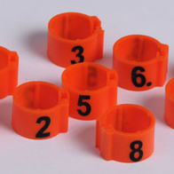 Obrączki numerowane dla kur 1-25