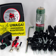 Pastuch elektryczny przydomowy dla psa zestaw ECON Mini 100 m