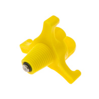 Poidło kropelkowe dla drobiu poziome do montażu w dowolnym zasobniku