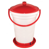 Poidło wiadrowe dla drobiu 24l z pływakiem automatyczne z uchwytem