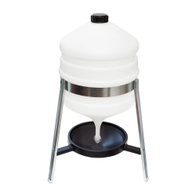 Poidło zbiornikowe syfon 30l plastikowe na stojaku