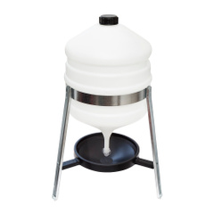 Poidło zbiornikowe syfon 30l plastikowe na stojaku