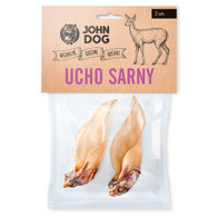 Gryzaki przysmaki naturalne dla psa ucho sarny JOHN DOG 2 szt