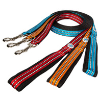 Smycz dla psa odblaskowa wzmocniona 150 cm - różne kolory