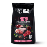 Sucha karma dla psów indyk z wołowiną JOHN DOG PREMIUM 3 kg dla małych ras