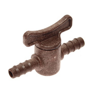 Zawór plastikowy na wąż fi 7 mm do systemu pojenia