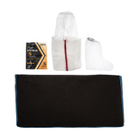 Zestaw dezynfekcyjny mały przeciw ASF i ptasiej grypie mata, Virkon, kombinezon