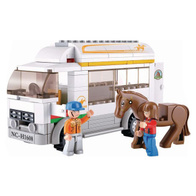 Zestaw klocków samochód do transportu koni