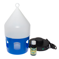 Zestaw na zimę dla gołębi podgrzewacz z poidłem 5 l + witaminy