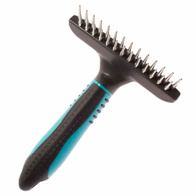 Zgrzebło dwurzędowe dla długowłosych psów, kotów