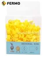 Znaczniki, obrączki do znakowania przepiórek i piskląt 6 mm - 100 sztuk