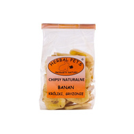 Chipsy Naturalne banan przysmak dla królików i gryzoni Herbal Pets 75 g