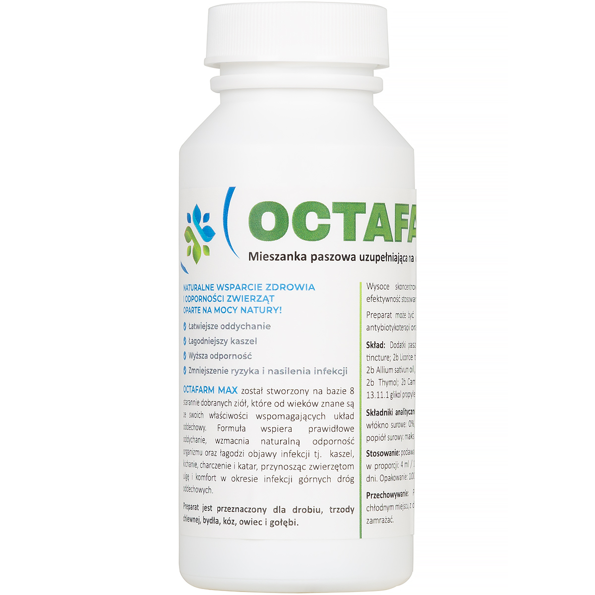 OctaFarm MAX preparat na drogi oddechowe i katar u kur oraz innych zwierząt