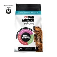 Pan Mięsko sucha karma dla psa Derma Imunne na odporność i problemu skórne chrupki M 9 kg