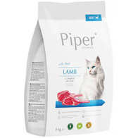 Karma sucha dla kotów bezzbożowa PIPER Animals jagnięcina 3 kg