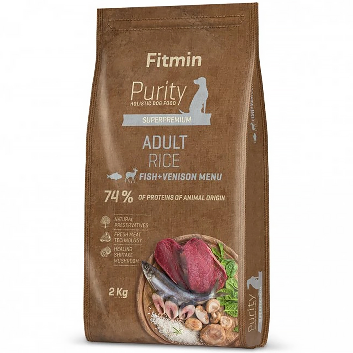 Fitmin dog Purity Rice Adult Fish&Venison 2 kg