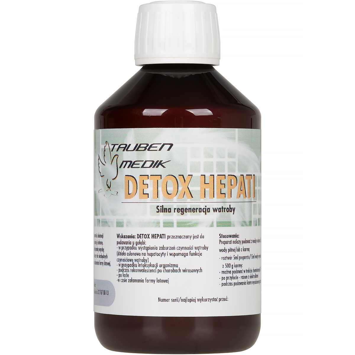 Detox Hepati na wątrobę dla gołębi Tauben Medik 250 ml