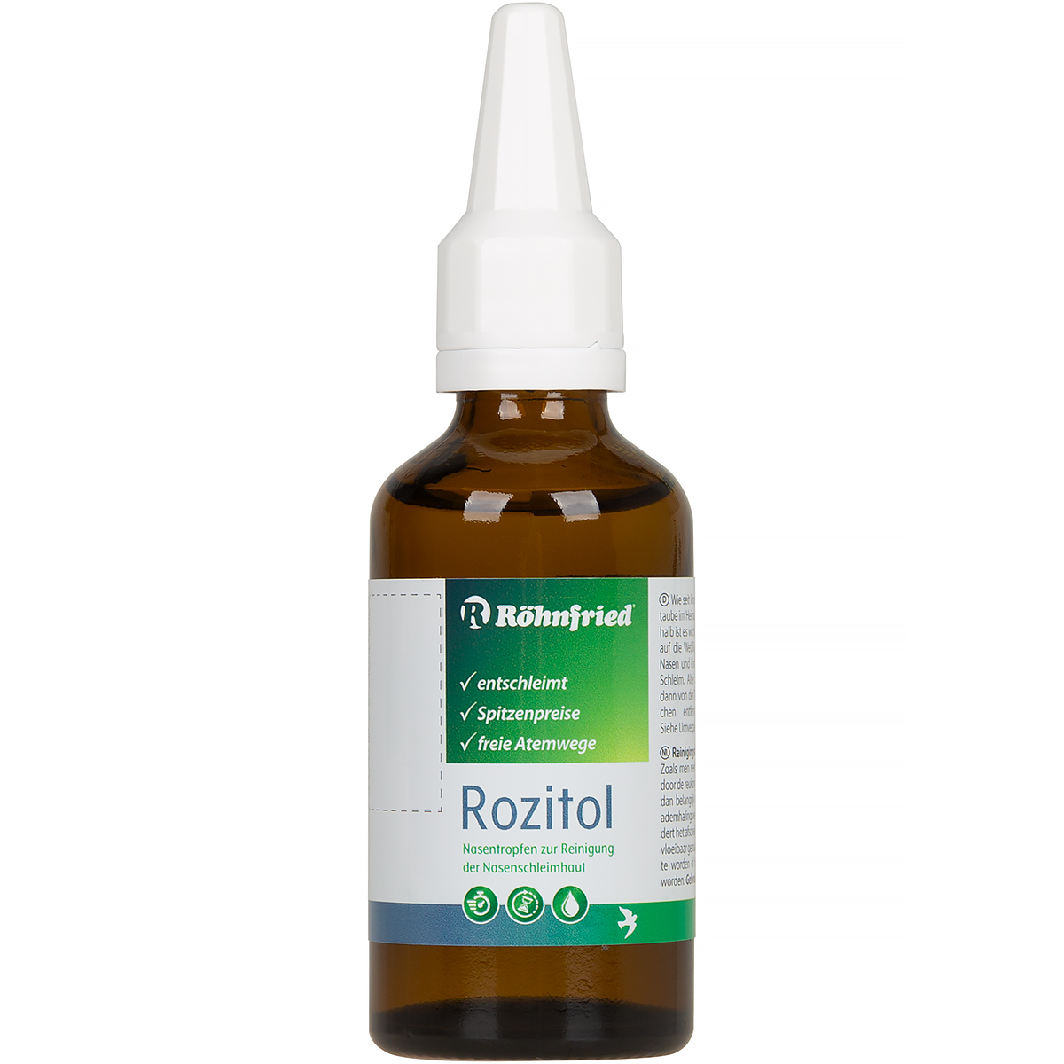 Rozitol 50 ml na czyste drogi oddechowe dla gołębi Rohnfried