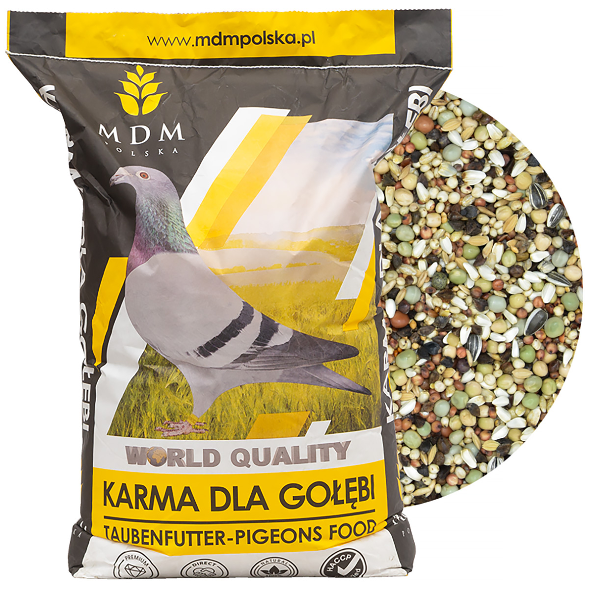 Karma dla gołębi MDM bez pszenicy i kukurydzy BK 25 kg