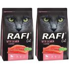 karma dla kota SUCHA Rafi Cat Sterilised z łososiem 2 x 7 kg
