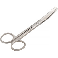 Nożyczki weterynaryjne zgięte tępe 14 cm