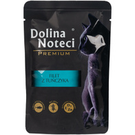 Karma dla kota mokra Dolina Noteci Premium filet z tuńczyka 10 x 85 g