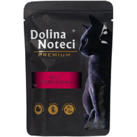 Karma dla kota mokra Dolina Noteci Premium filet z piersi indyka 10 x 85 g