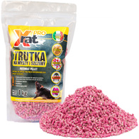 Zestaw na myszy trutka granulat 1 kg X-RAT PRO + 5 karmników z naklejką