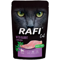 mokra karma dla kota Rafi z królikiem saszetka 100g