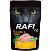 Mokre karmy dla kota Rafi z kurczakiem pasztet 10 x 100 g