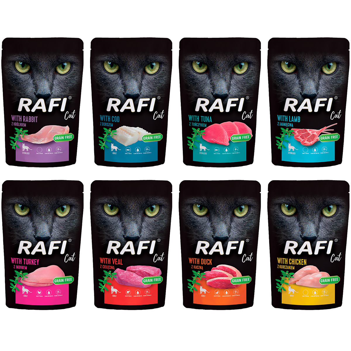 Karmy Rafi dla kota 8 smaków
