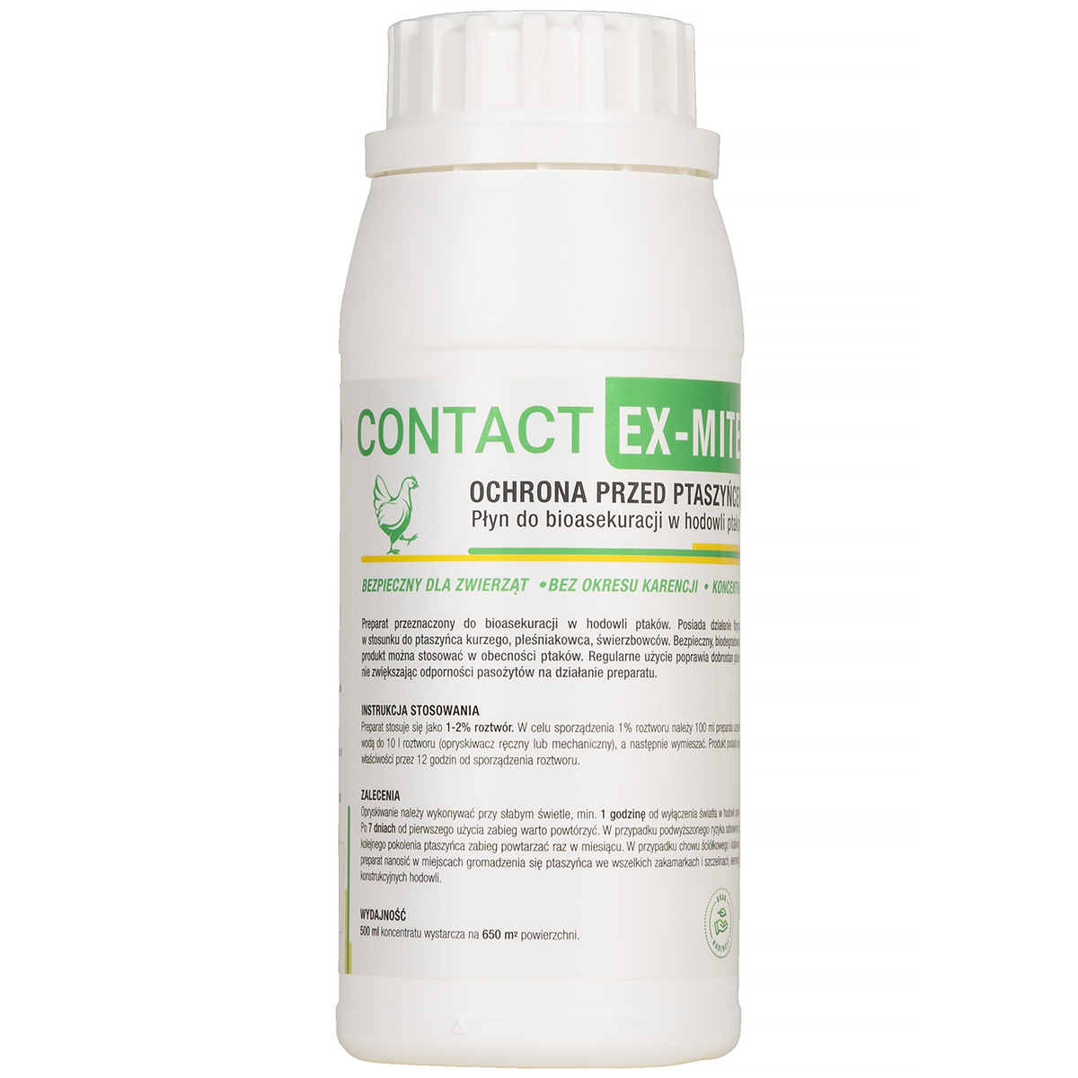 Preparat na ptaszyńca kurzego CONTACT EX-MITE koncentrat oprysk - 500 ml