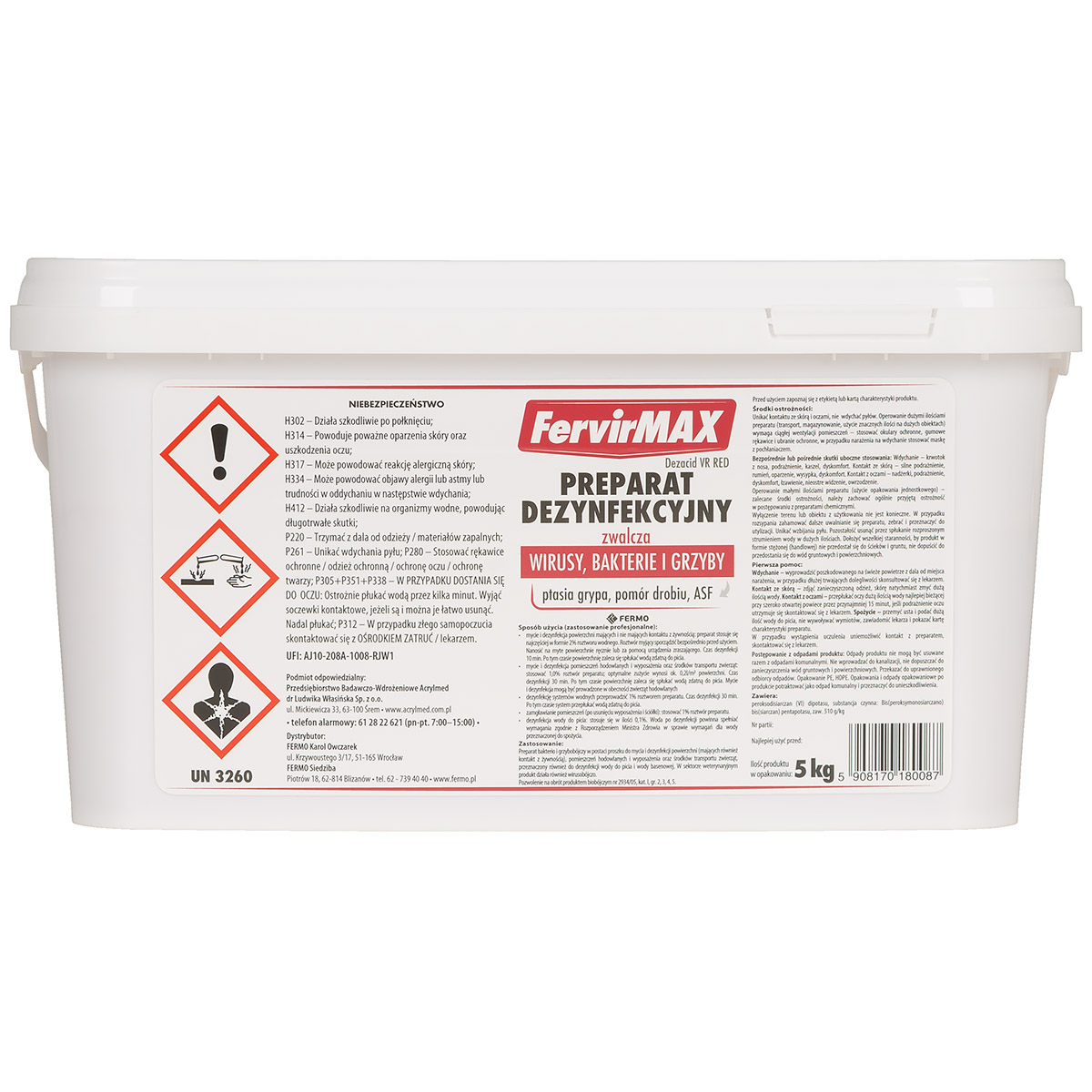 Środek do dezynfekcji kurnika 5 kg
