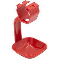 Miseczka okapowa z jednym ramieniem odwórconym do systemu klatkowego